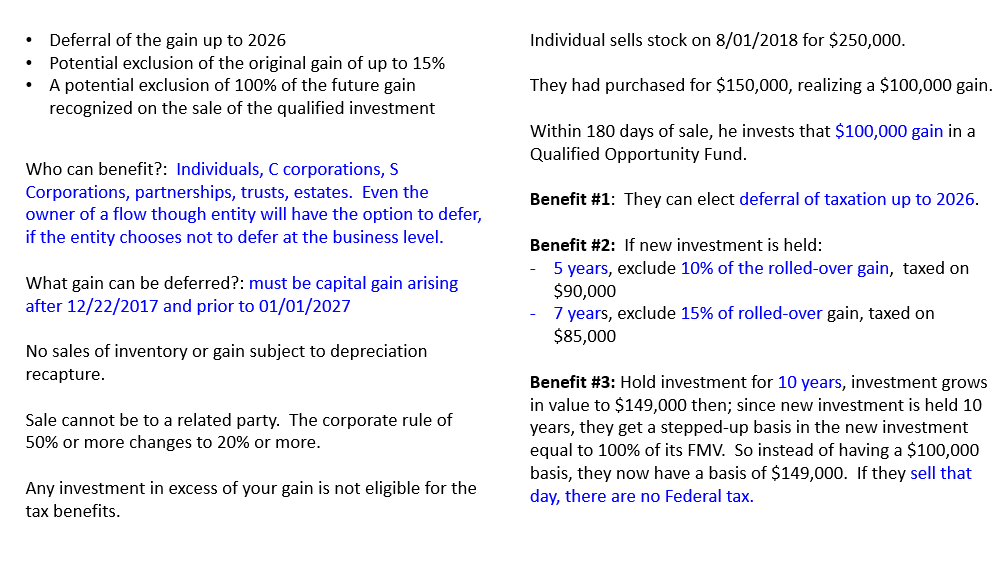 Image of Opportunity Zones Benefits