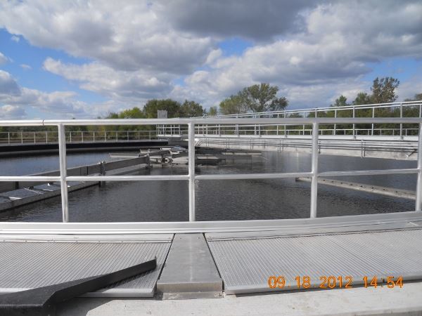 Photograph of Secondary Clarifier at Regional Water Reclamation Facility - 2012