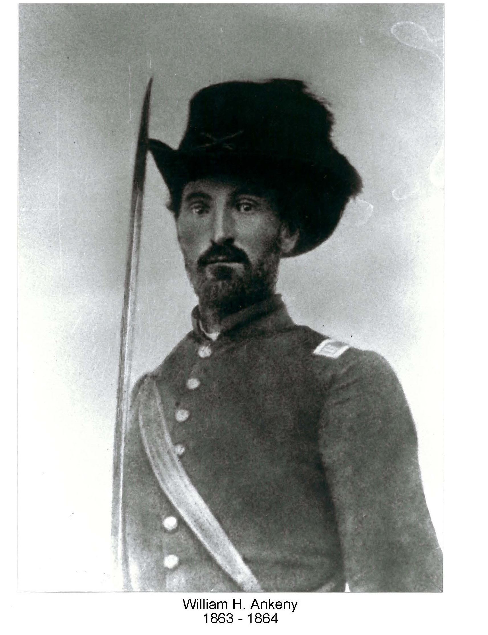 Image of William H. Ankeny who served 1863 -1864 
