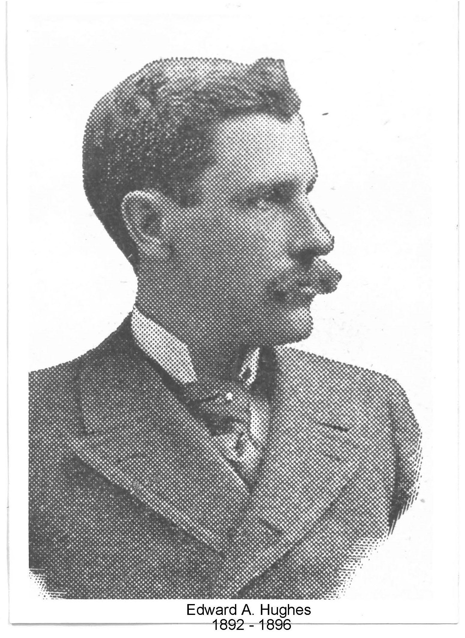 Image of Mayor Edward Hughes who served 1892-1896