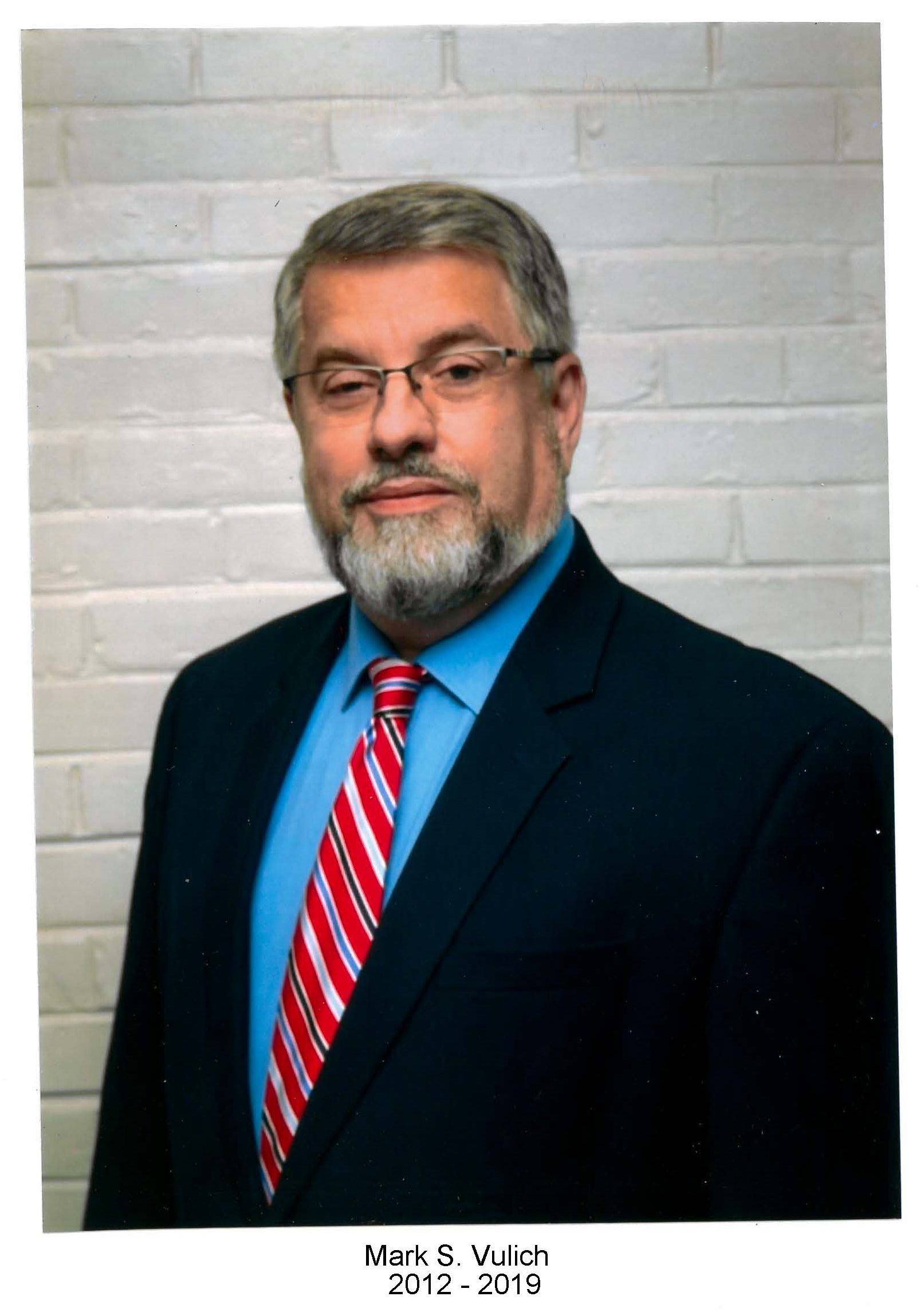 Image of Mayor Mark S. Vulich who served 2012-2019 