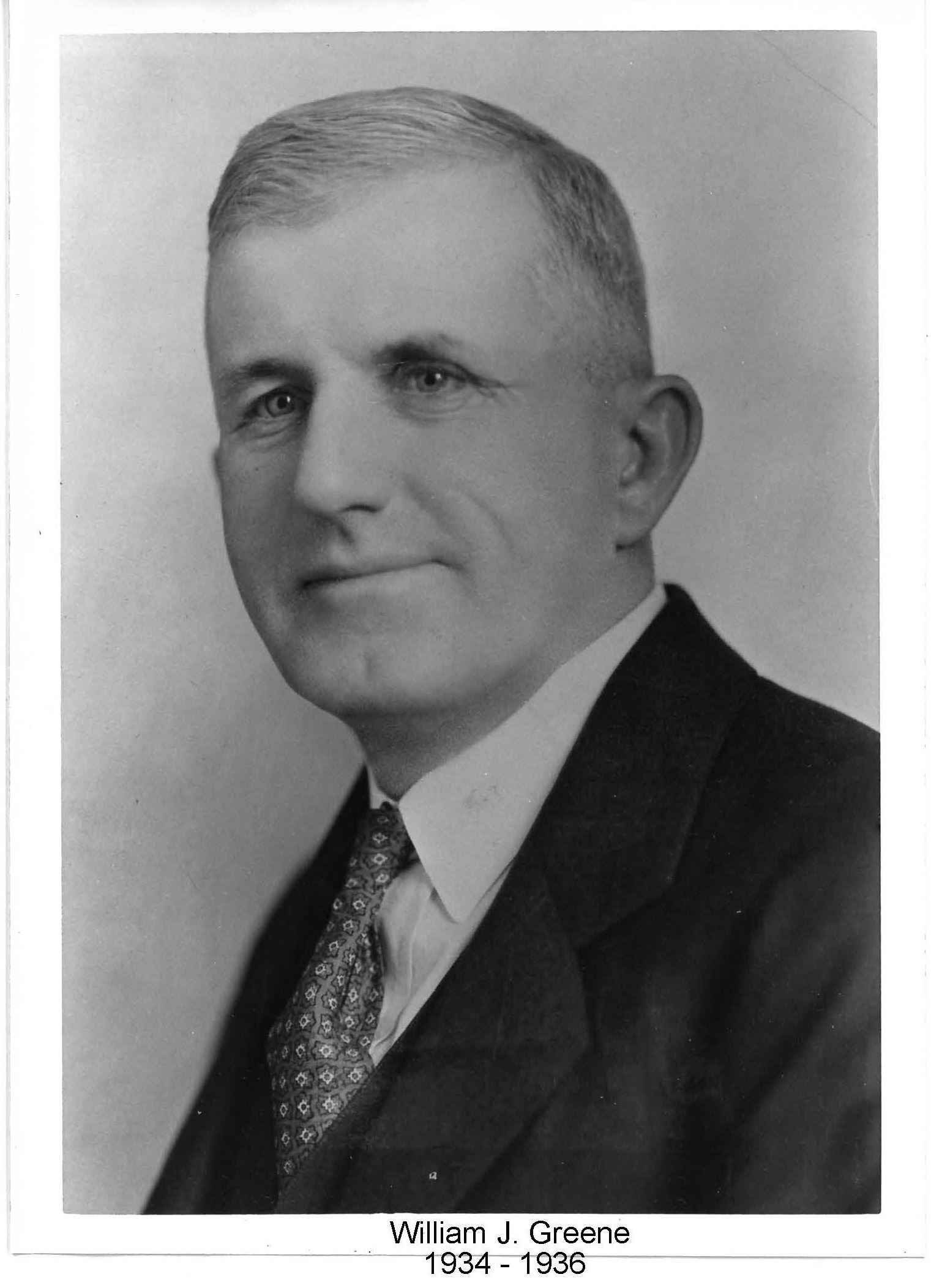 Image of Mayor Harry Buelow who served 1932-1934
