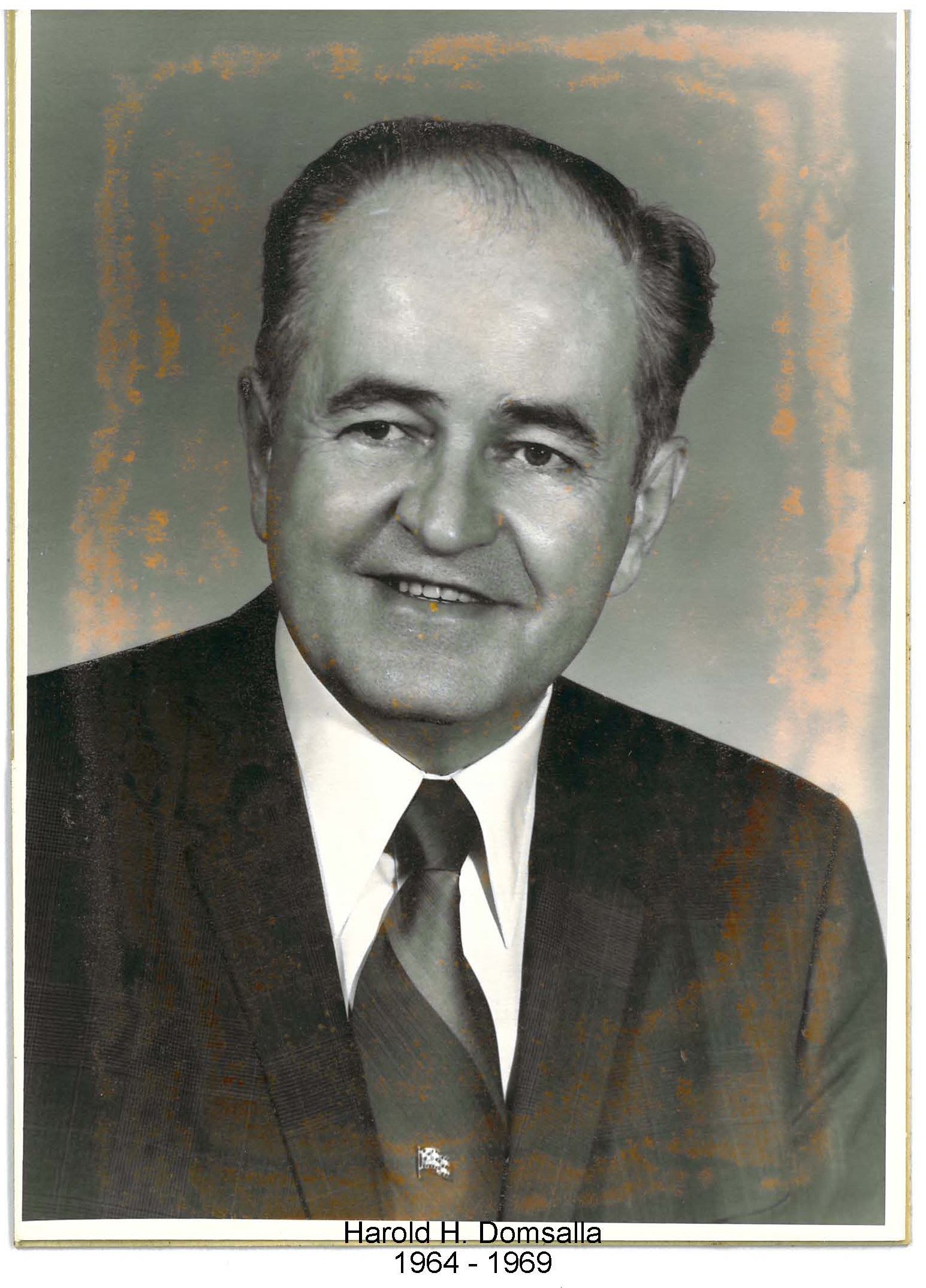Image of Mayor Andrew H. Dall who served 1956-1964