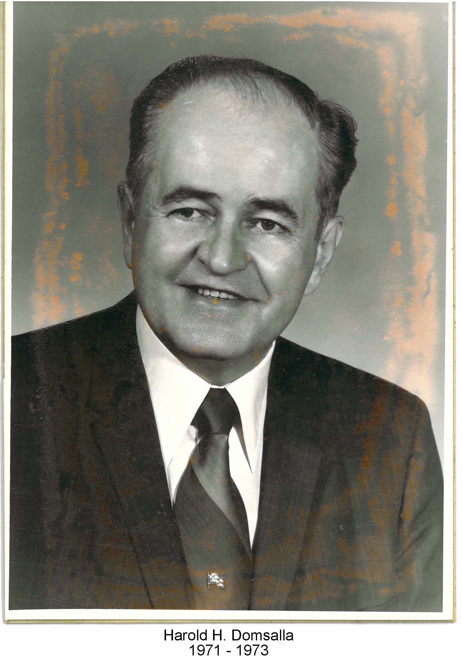 Image of Mayor H. Edward Obermiller who served 1969-1971