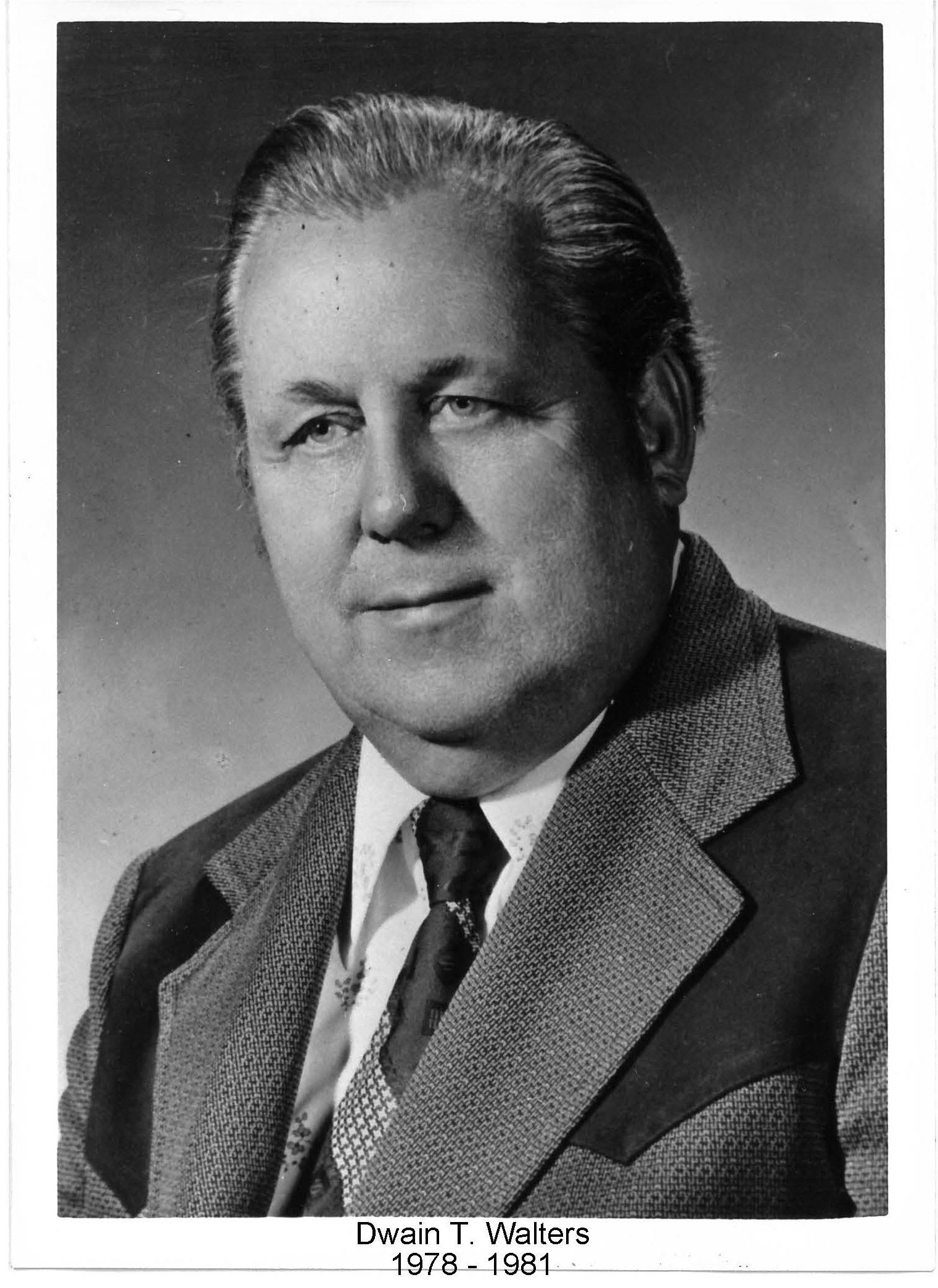 Image of Mayor Roman Meyers who served 1976-1978 
