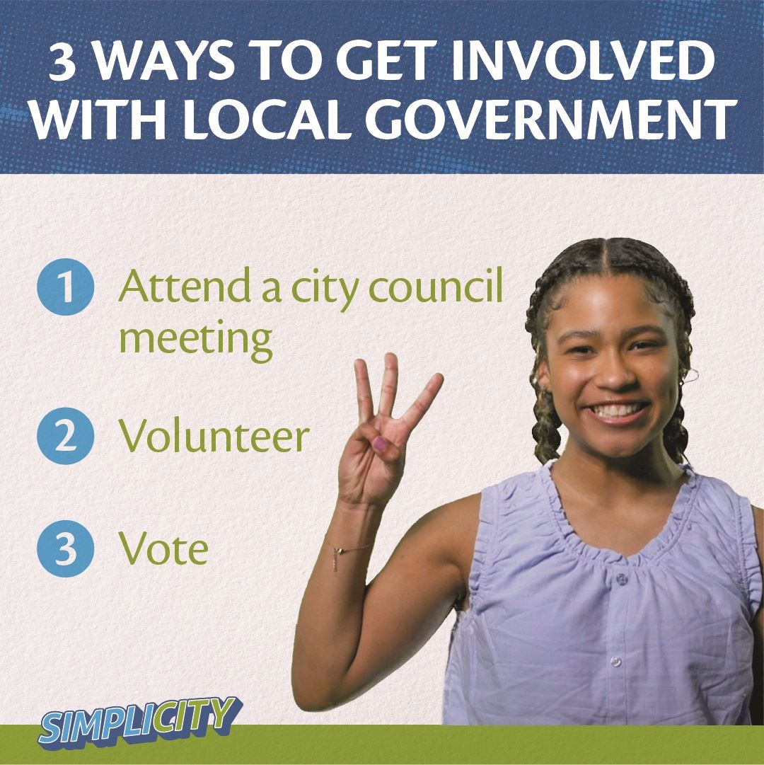 Image of Young Girl - 3 Ways to Get Involved with Local Government - Get Involved, Volunteer, Vote